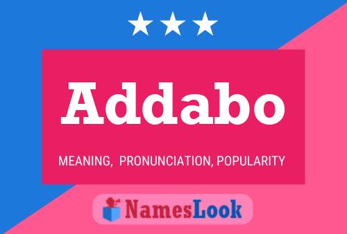 Addabo Name Poster