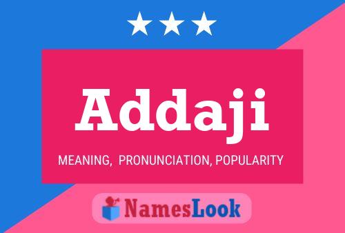 Addaji Name Poster