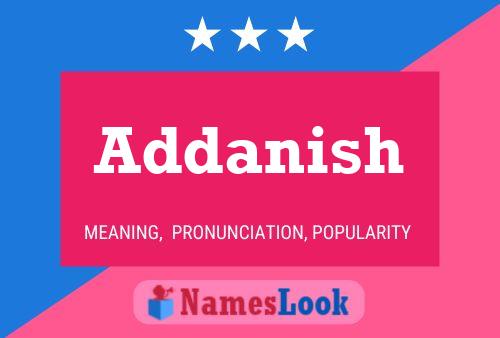 Addanish Name Poster