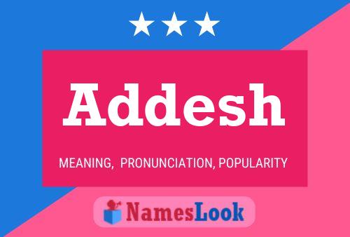 Addesh Name Poster