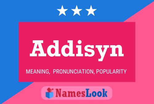 Addisyn Name Poster