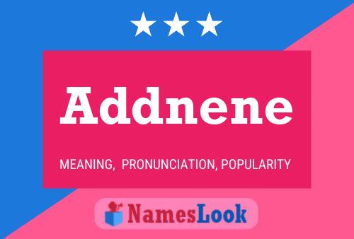 Addnene Name Poster