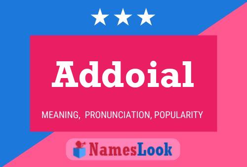 Addoial Name Poster