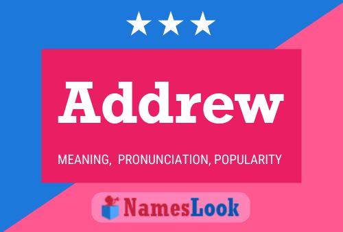 Addrew Name Poster