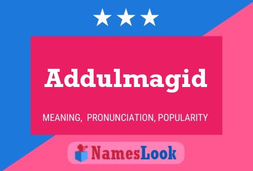 Addulmagid Name Poster