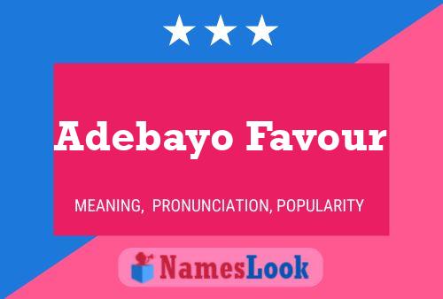 Adebayo Favour Name Poster