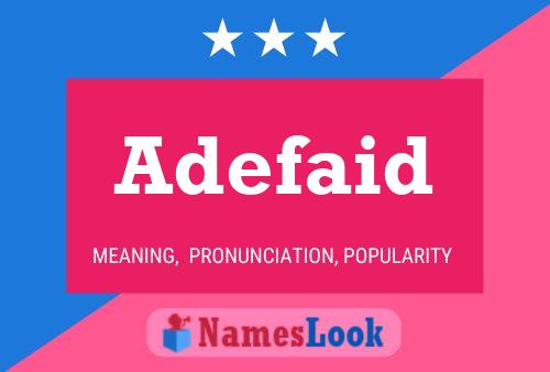 Adefaid Name Poster