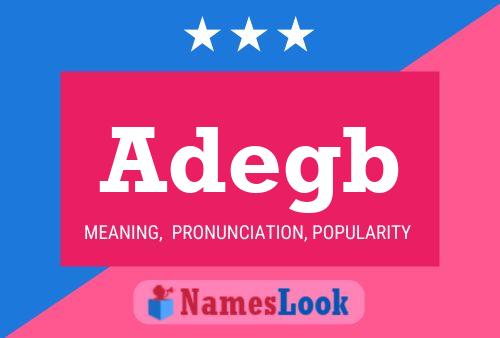 Adegb Name Poster