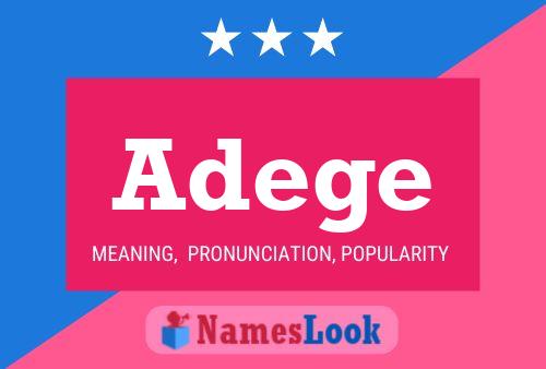 Adege Name Poster