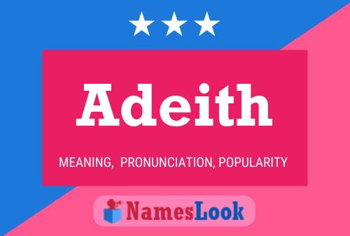 Adeith Name Poster