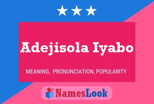 Adejisola Iyabo Name Poster