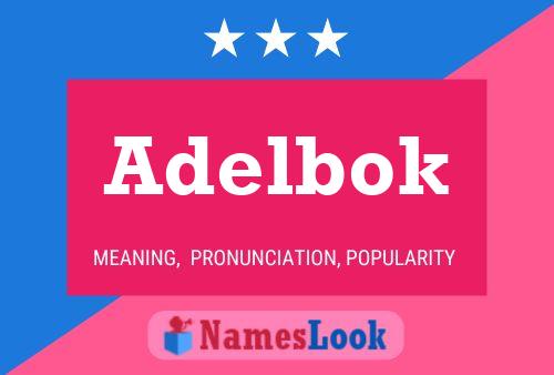 Adelbok Name Poster