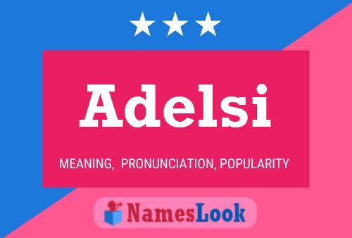 Adelsi Name Poster