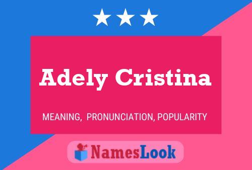 Adely Cristina Name Poster