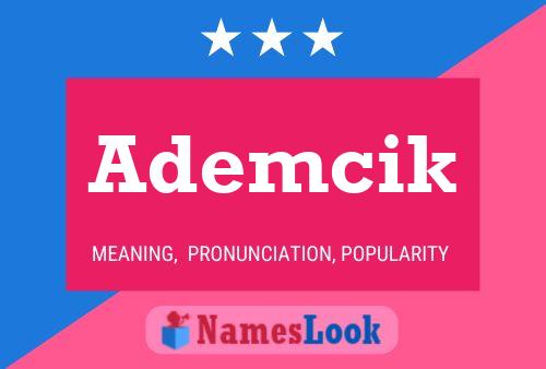 Ademcik Name Poster