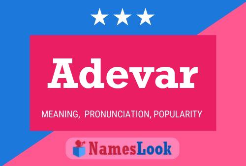 Adevar Name Poster