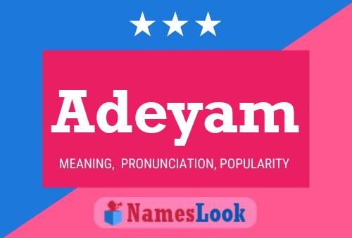 Adeyam Name Poster