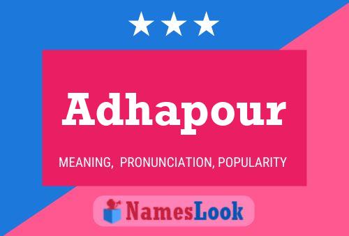 Adhapour Name Poster