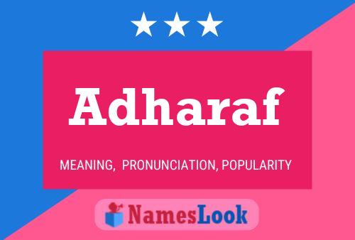 Adharaf Name Poster