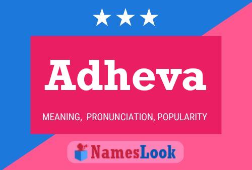 Adheva Name Poster