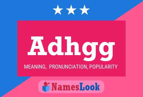 Adhgg Name Poster