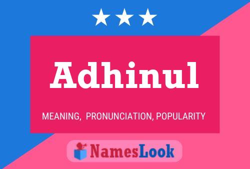 Adhinul Name Poster