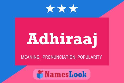 Adhiraaj Name Poster