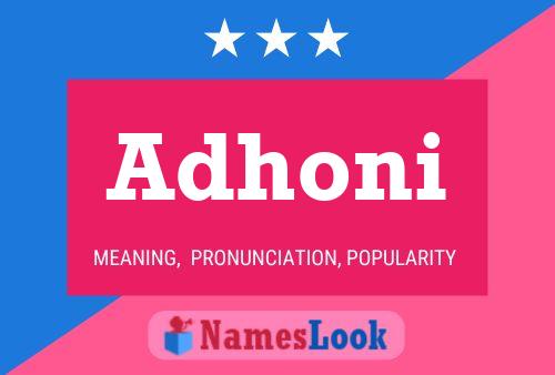 Adhoni Name Poster