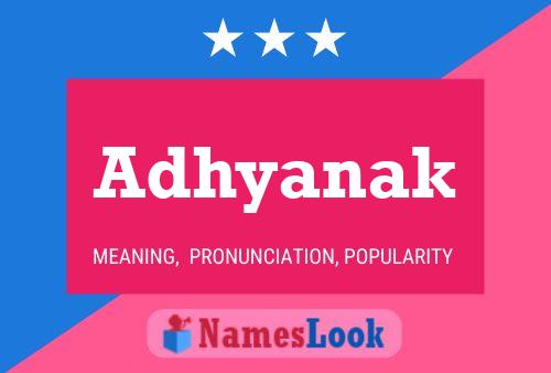 Adhyanak Name Poster