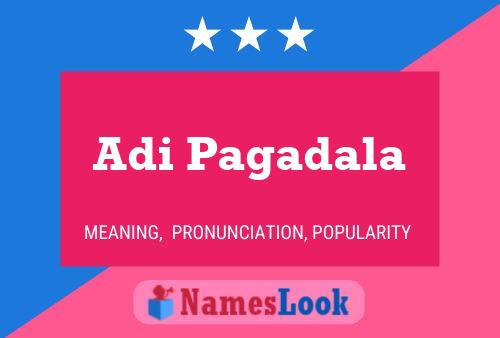 Adi Pagadala Name Poster