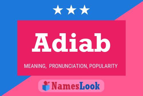 Adiab Name Poster