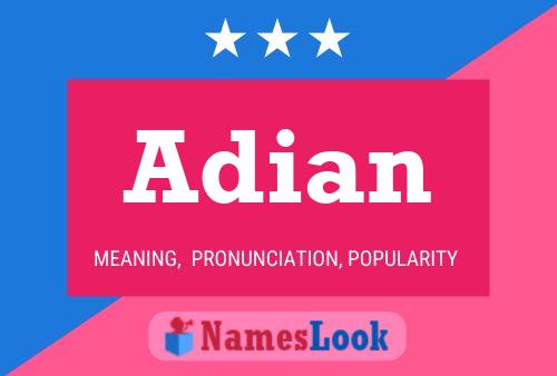 Adian Name Poster