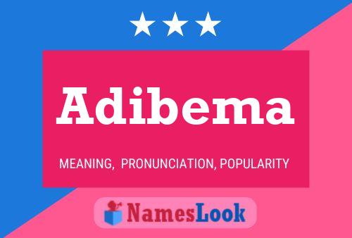 Adibema Name Poster