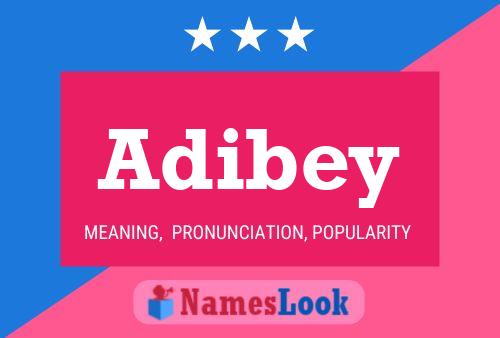 Adibey Name Poster