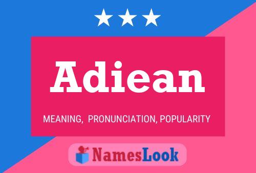 Adiean Name Poster