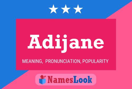 Adijane Name Poster