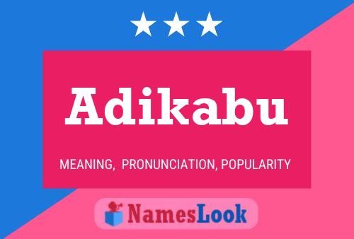 Adikabu Name Poster