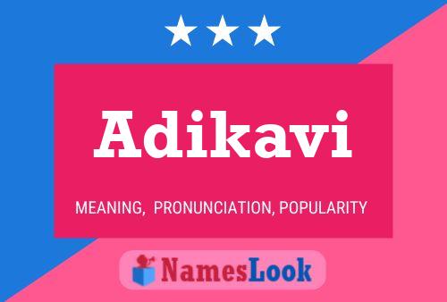 Adikavi Name Poster