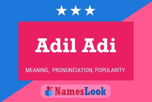 Adil Adi Name Poster