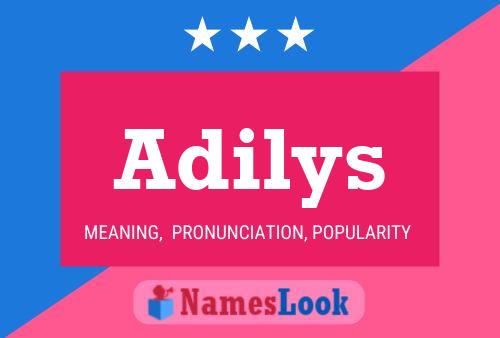 Adilys Name Poster