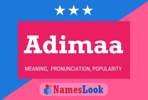 Adimaa Name Poster