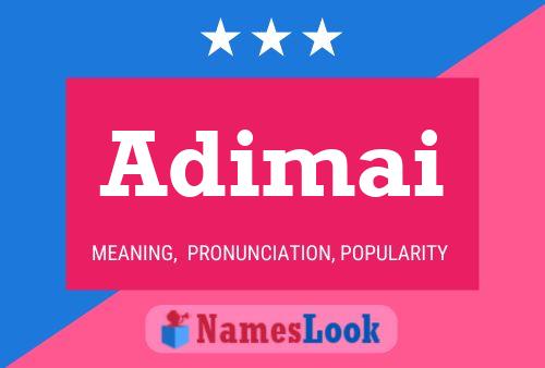 Adimai Name Poster