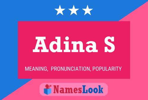 Adina S Name Poster