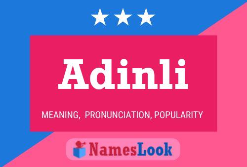 Adinli Name Poster