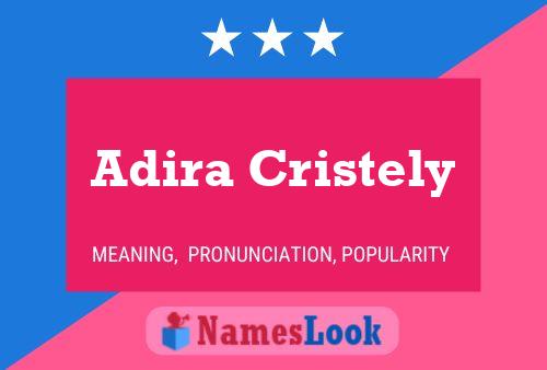 Adira Cristely Name Poster