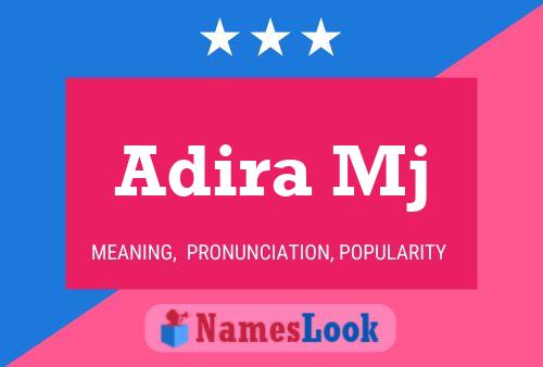 Adira Mj Name Poster