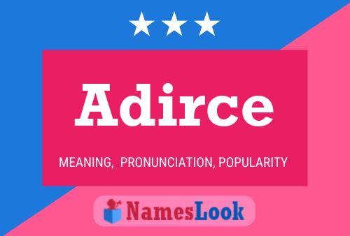 Adirce Name Poster