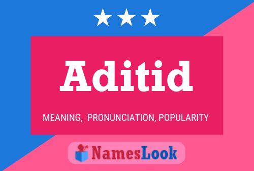 Aditid Name Poster