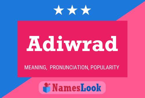 Adiwrad Name Poster