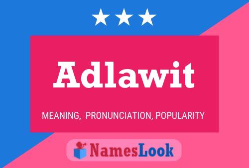 Adlawit Name Poster